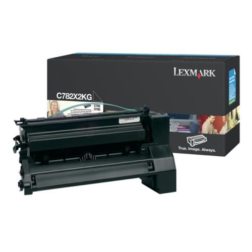 Lexmark Toner schwarz (C782X2KG / 0C782X2KG) (hohe Kapazität)