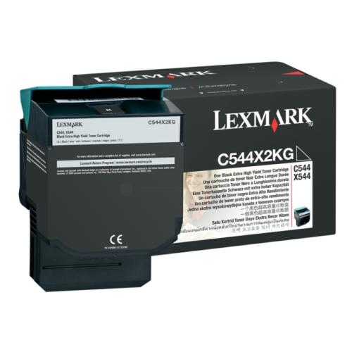 Lexmark Toner schwarz (C544X2KG / 0C544X2KG) (hohe Kapazität)