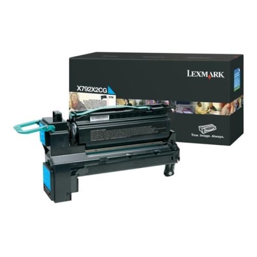Lexmark Toner Cyan (X792X2CG / 0X792X2CG) (hohe Kapazität)