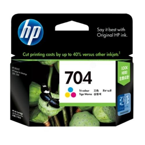 HP Tintenpatrone Farbe (CN693AE / 704)