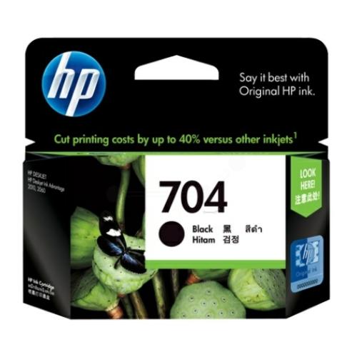 HP Tintenpatrone schwarz (CN692AE / 704)