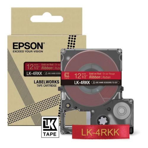 Epson Etiketten rot / gold (C53S654033 / LK4RKK)