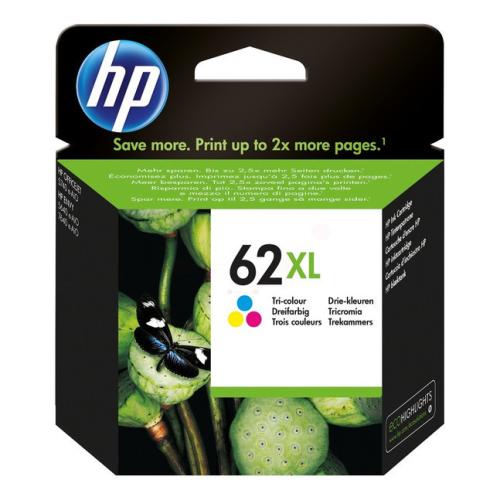 HP Tintenpatrone Farbe (C2P07AE#301 / 62XL) (hohe Kapazität)