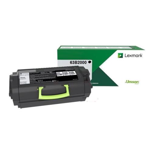 Lexmark Toner schwarz (63B2000 / 063B2000) (Return)
