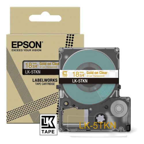 Epson Etiketten transparent/gold (C53S672097 / LK5TKN)