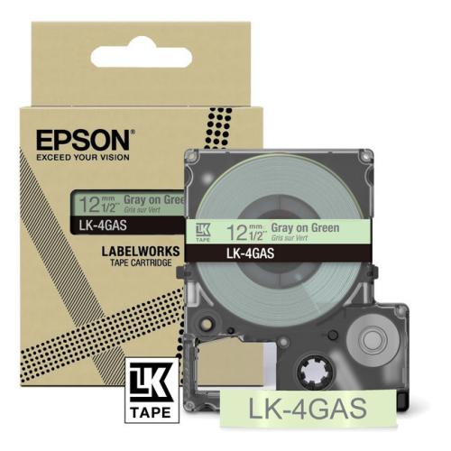 Epson Etiketten gray/green (C53S672105 / LK4GAS)