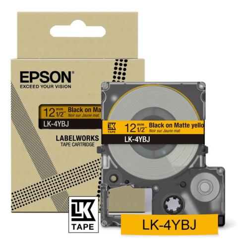 Epson Etiketten schwarz / gelb (C53S672074 / LK4YBJ)